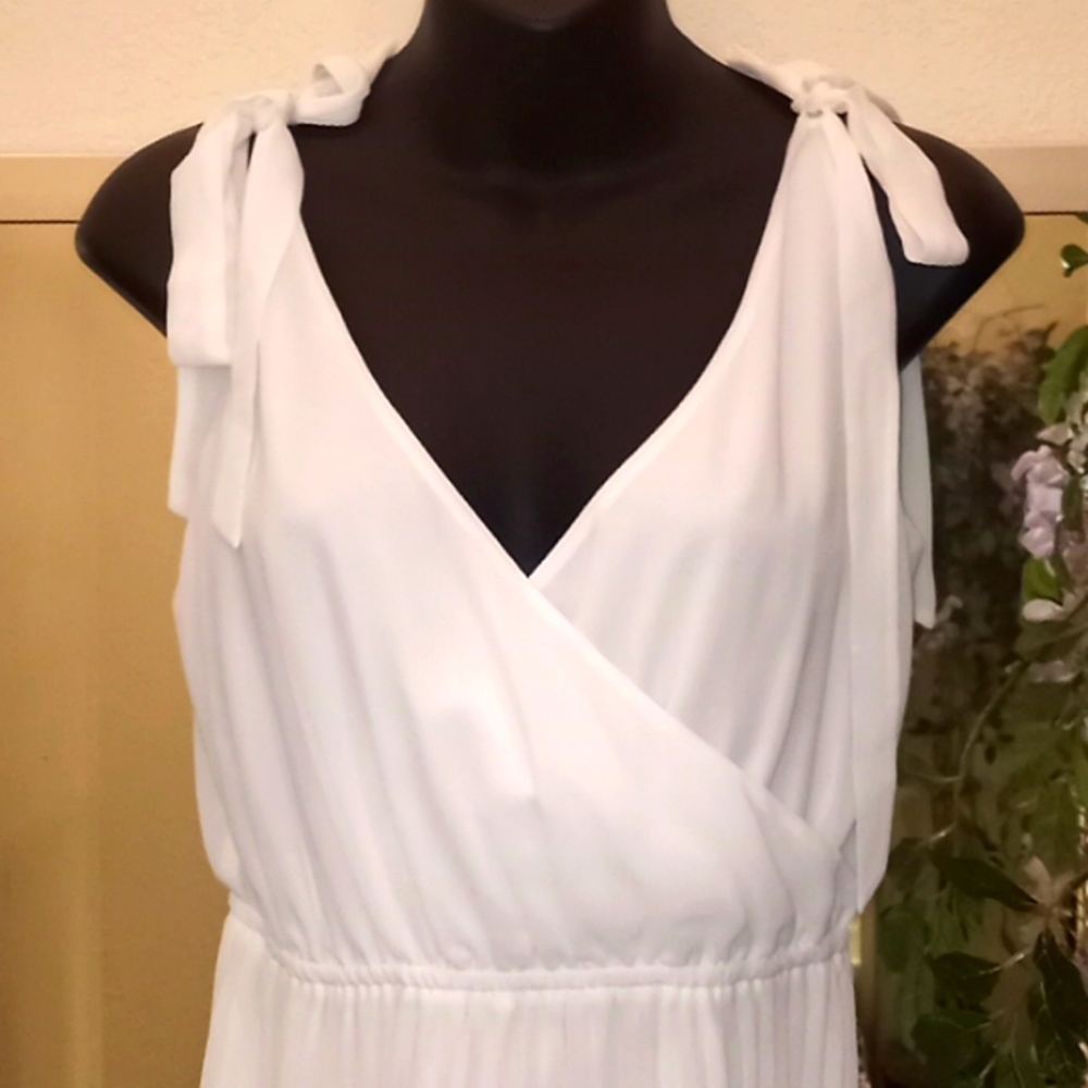 Ali & Jay White The Left Bank Midi Dress